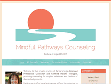 Tablet Screenshot of barbarasegalcounseling.com